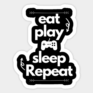 Eat Play Sleep Repeat Sticker